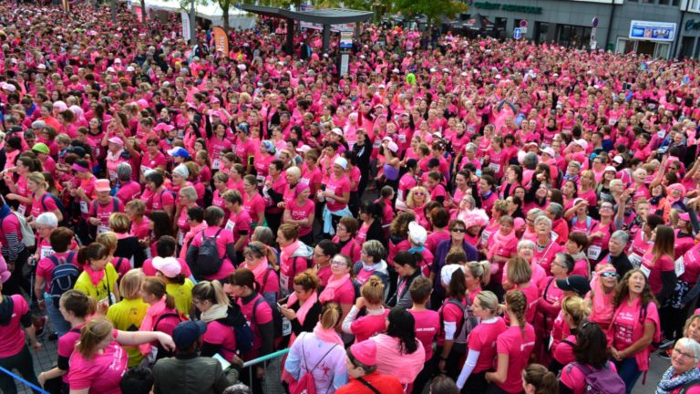 Courir en rose pour la bonne cause