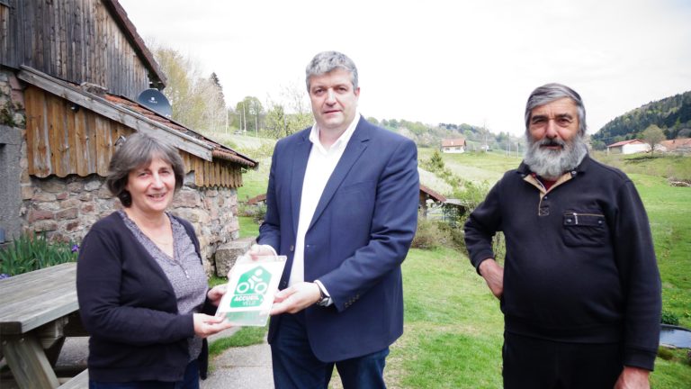 Le gîte associatif Vosges en Marche labellisé « Accueil Vélo »