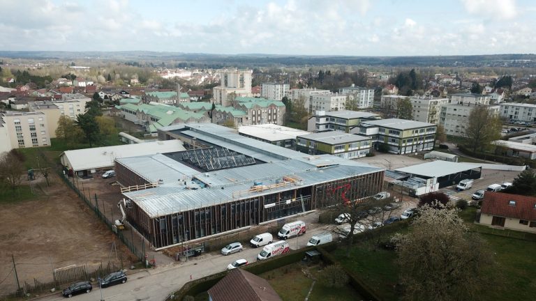 Diaporama : 20 millions de travaux au collège Elsa Triolet