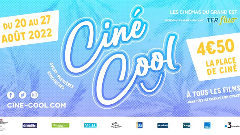 Ciné-Cool. Séances à 4 euros 50 pour tout le monde du 20 au 27 août !
