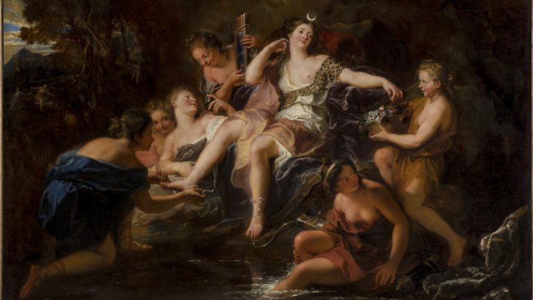 Diane, déesse de la chasse peinte par Antoine Coypel