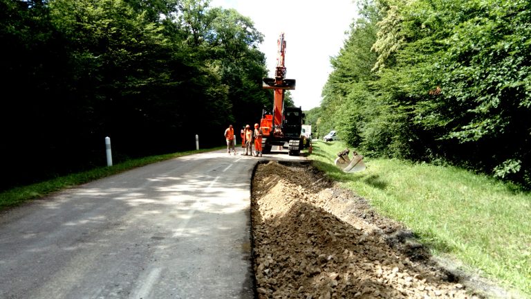Travaux routiers sur les RD 460 A et RD 1 (secteur de Lamarche)