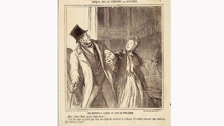Le Rendez-vous du Mudaac : quand Daumier "croque" une scène de théâtre…