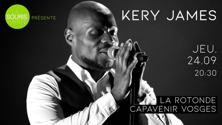 Le rappeur Kery James à La Rotonde de Thaon le 24 septembre