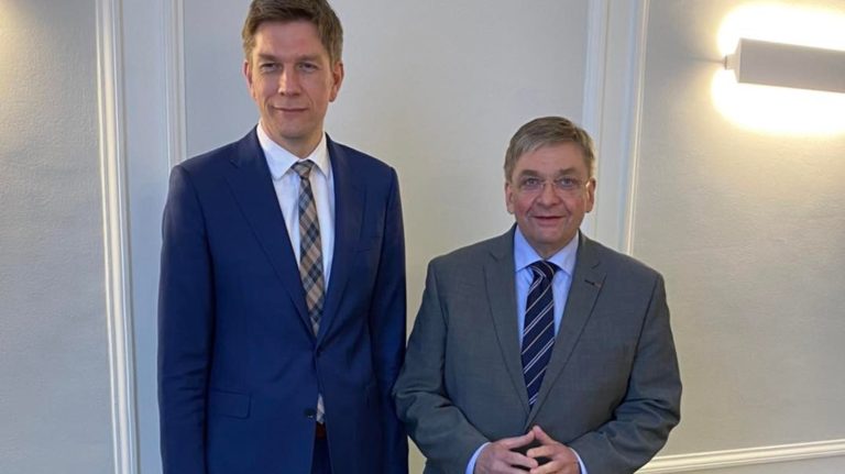 Réunion constructive entre François Vannson et Mathieu Klein