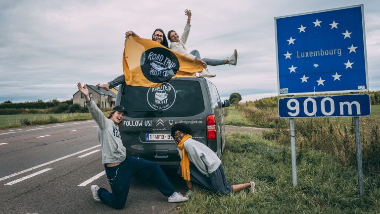Quatre jeunes européens en quête d’aventure dans les Vosges