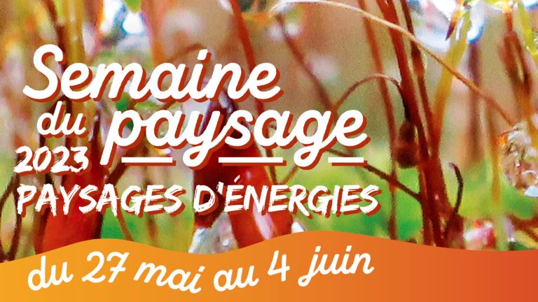 « Paysages d’énergies » : Les inscriptions à la Semaine du paysage 2023 sont ouvertes
