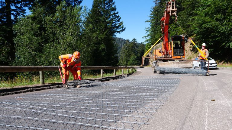La RD 417 du Col de la Schlucht : Des travaux techniques et innovants