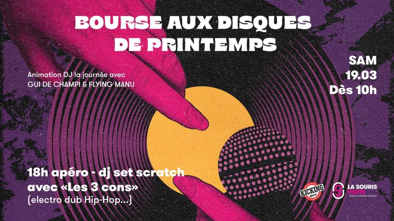 Bourse aux disques du Printemps à La Souris Verte