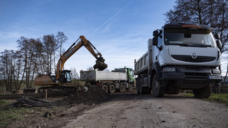 Mandres sur Vair : la RD 13 fait peau neuve