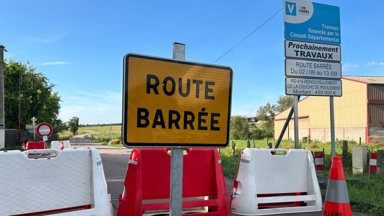 L’axe Roville aux Chênes-Saint-Pierremont fermé pour travaux