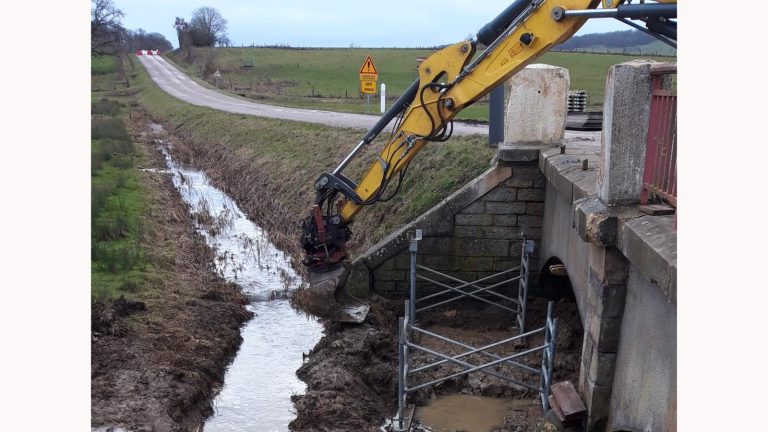 Travaux routiers en cours du côté de Removille