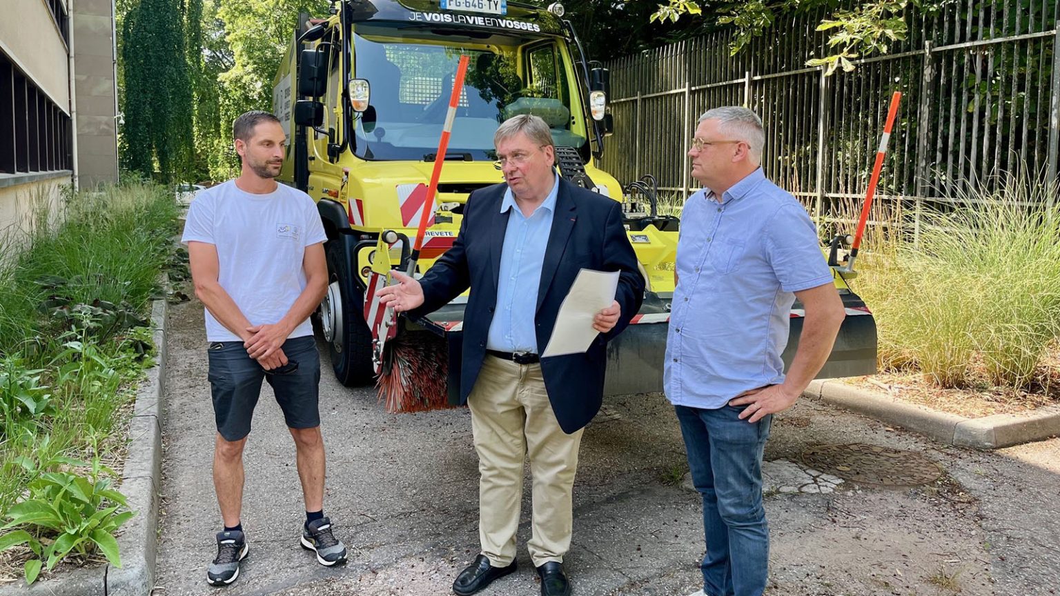 Présentation de l'Unimog présent sur le Tour de France