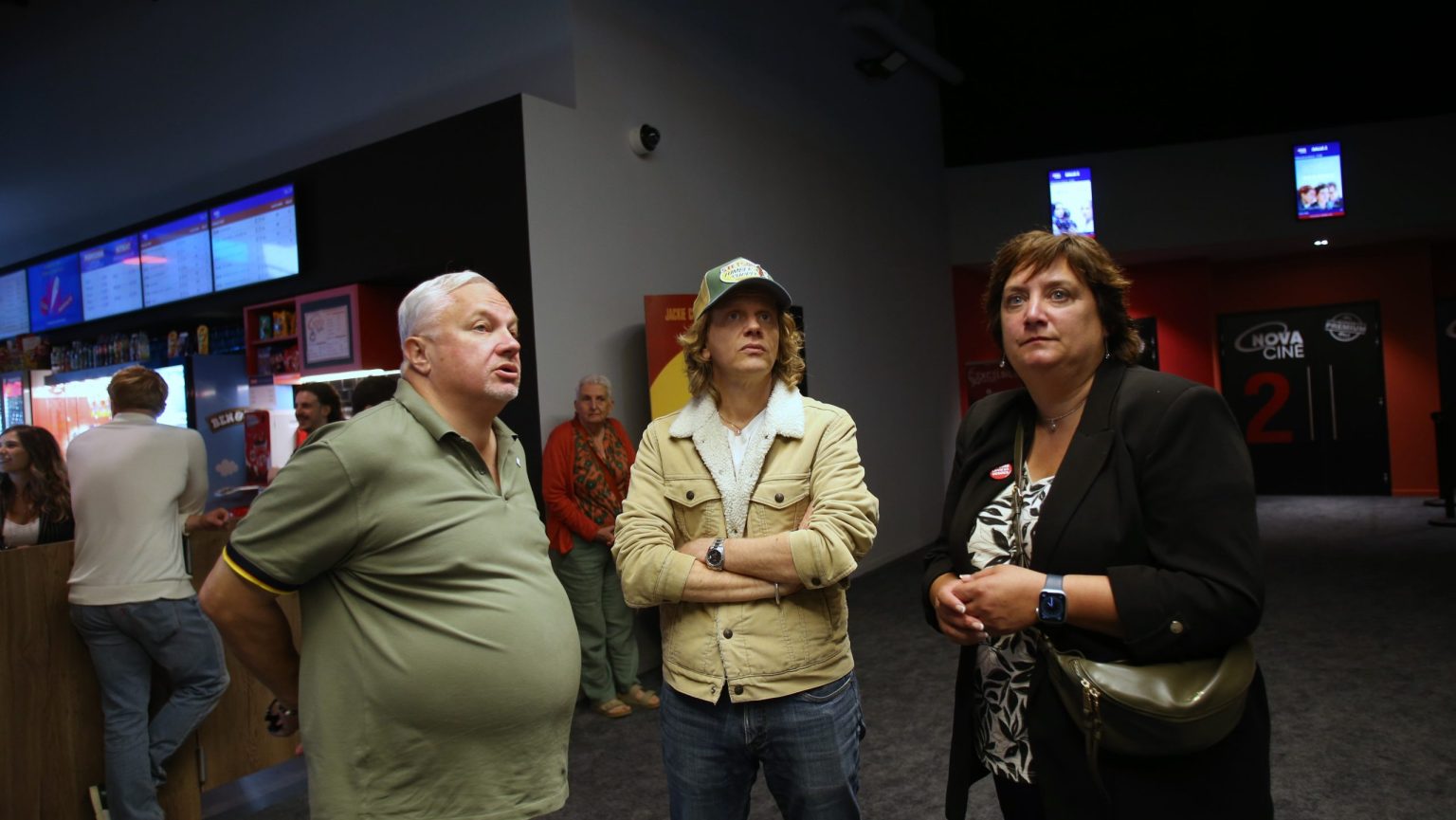 Opération Ciné Cool : le réalisateur Alex Lutz à Nova Saint-Dié-des-Vosges / Photo Vosges Matin Victor Salvador