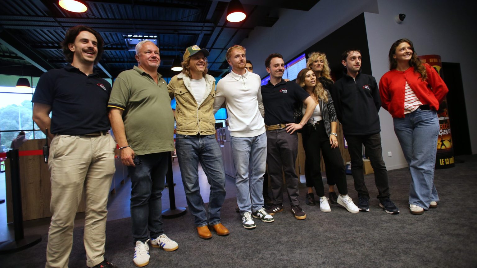 Opération Ciné Cool : le réalisateur Alex Lutz à Nova Saint-Dié-des-Vosges / Photo Vosges Matin Victor Salvador